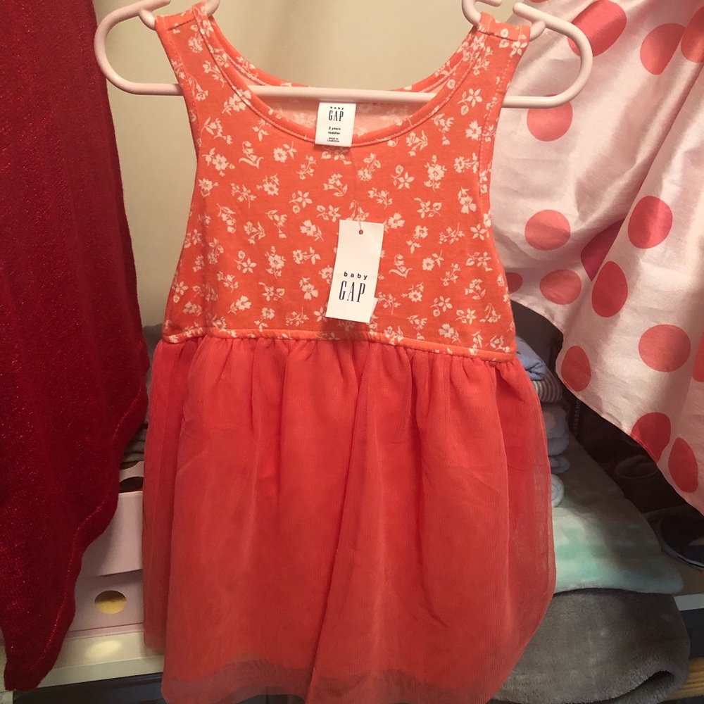 GAP baby floral tutu dress
